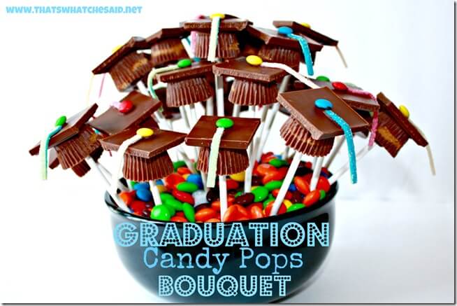 Graduation Cap Candy Pop Boquet