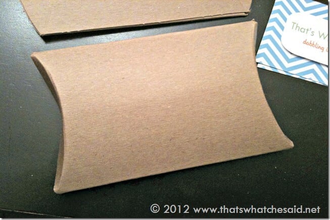 Kraft Pillow Boxes