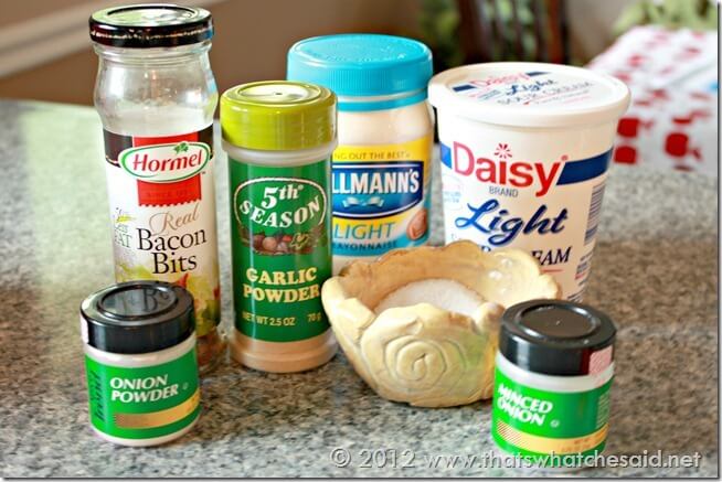 Bacon Bacon Dip Ingredients Bacon Bacon Dip Ingredients