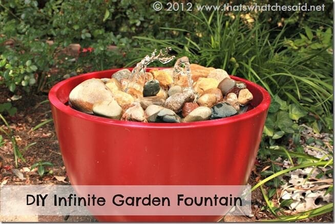 DIY Infinite Garden Fountain 1 DIY Infinite Garden Fountain 1