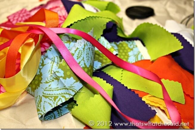 Fabric Scrap Strips