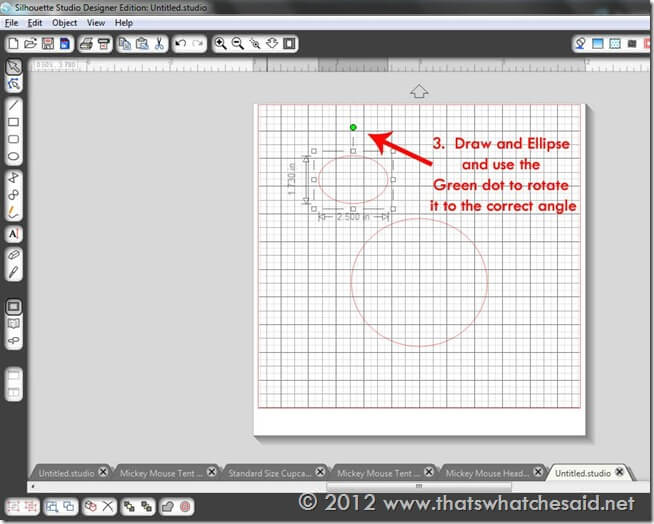 How to Draw a Mickey Mouse Head - Ear