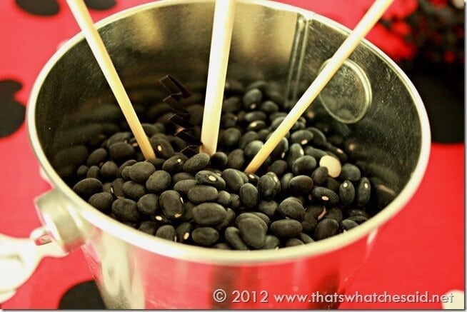 Mickey Centerpiece base with beans