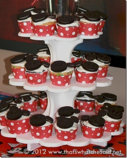 Mickey Mouse Cupcakes Close Up