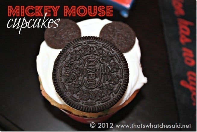 Mickey Mouse Cupcakes