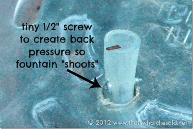 Screw in tubing to create backpressure