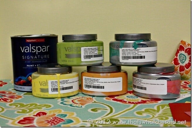 Color Block Dresser Paint Sample Sizes