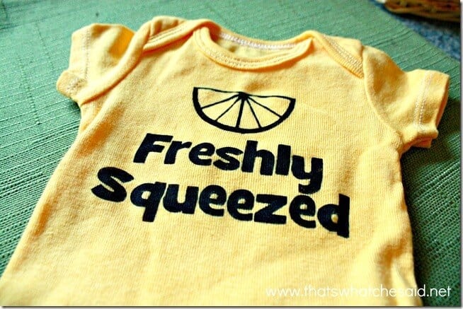 Freshly Squeezed Newborn Onesie