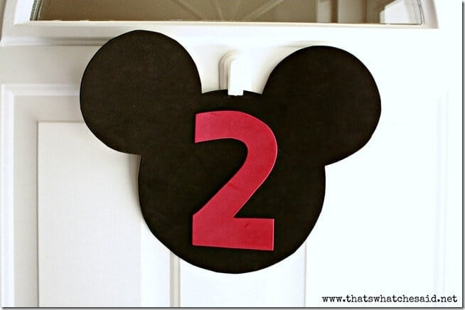 Mickey Mouse Door Hanging