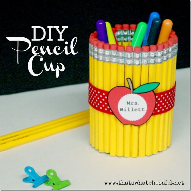 DIY Pencil Cup 