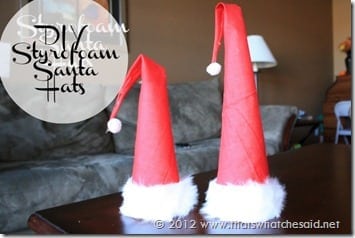 DIY-Styrofoam-Santa-Hat-Decorations_