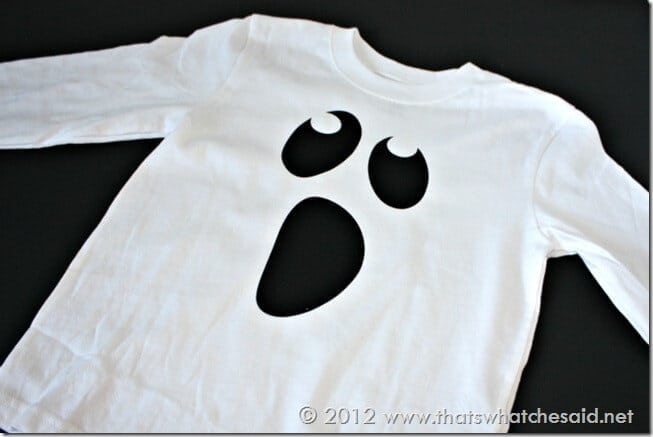 Ghost Shirt using Heat Transfer