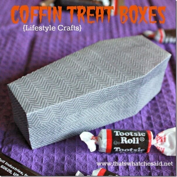 LifeStyle Crafts Coffin Treat Box