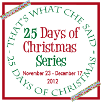 25 Days of Christmas Series Button 2012
