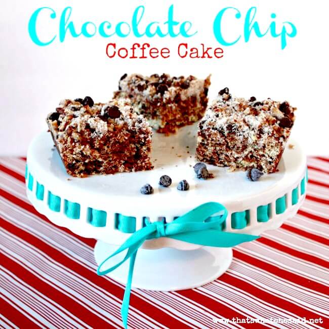 Chocolate Chip Coffee Cake