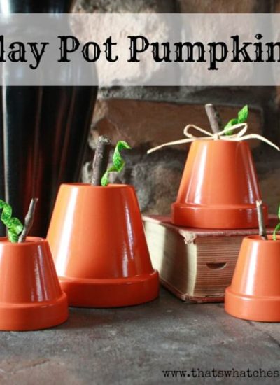 Clay Pot Pumpkins at thatswhatchesaid.com