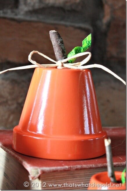 Girl Bow on Pumpkin Pot