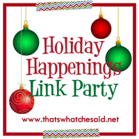 Holiday Happenings Link Party Button