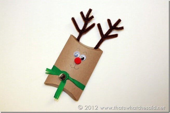 Pillow Box Reindeer