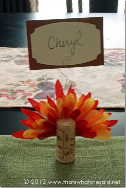 Place Card Holder