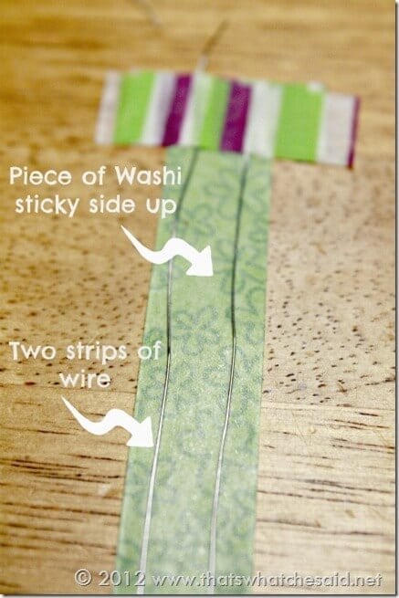 Washi Twisty tie