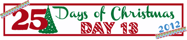 25 Days of Christmas Banner Day 13