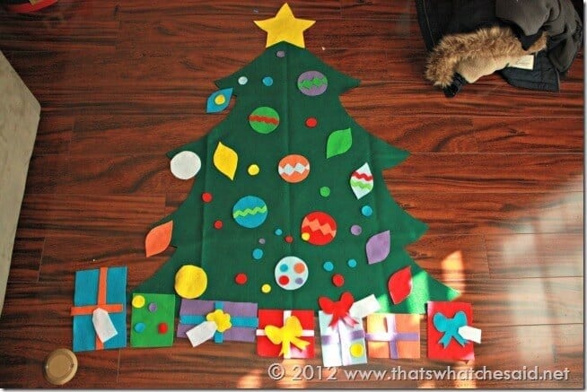 Christmas Felt Tree Tutorial