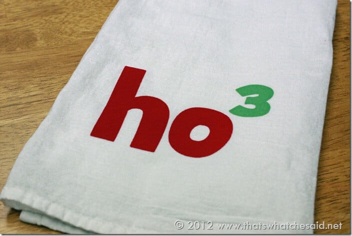 Ho Ho Ho Towel