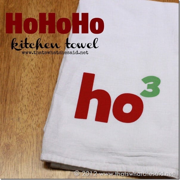 HoHoHo Kitchen Towel