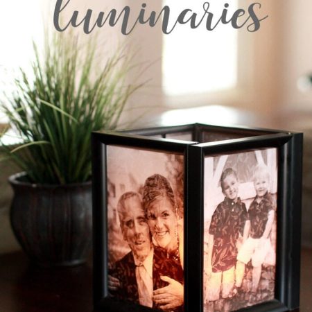 Picture Frame Luminary tutorial