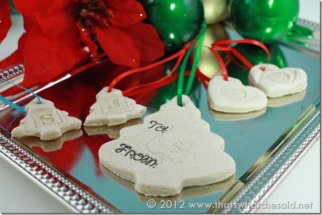 Salt Dough Ornaments and magnets