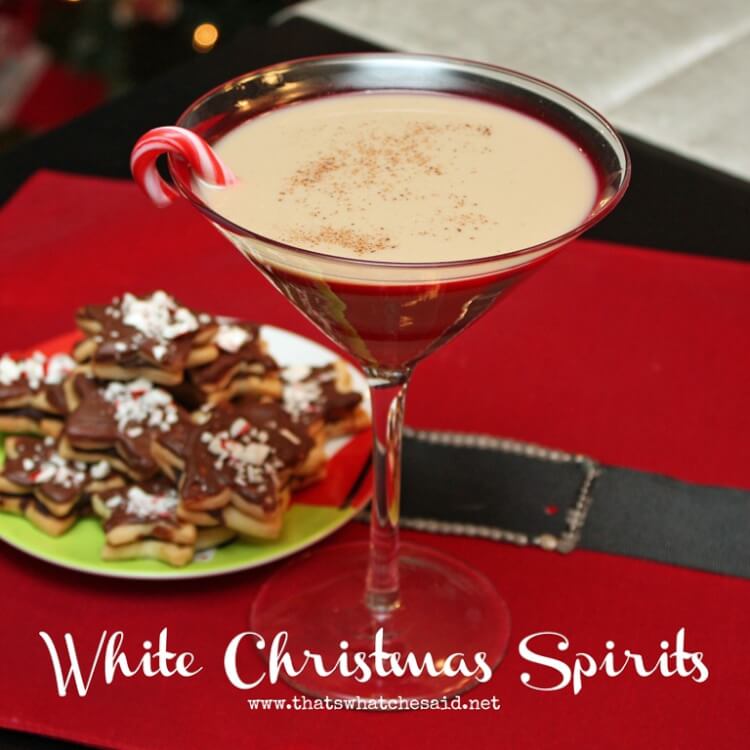 White Christmas Spirits Cocktail – That's What {Che} Said...