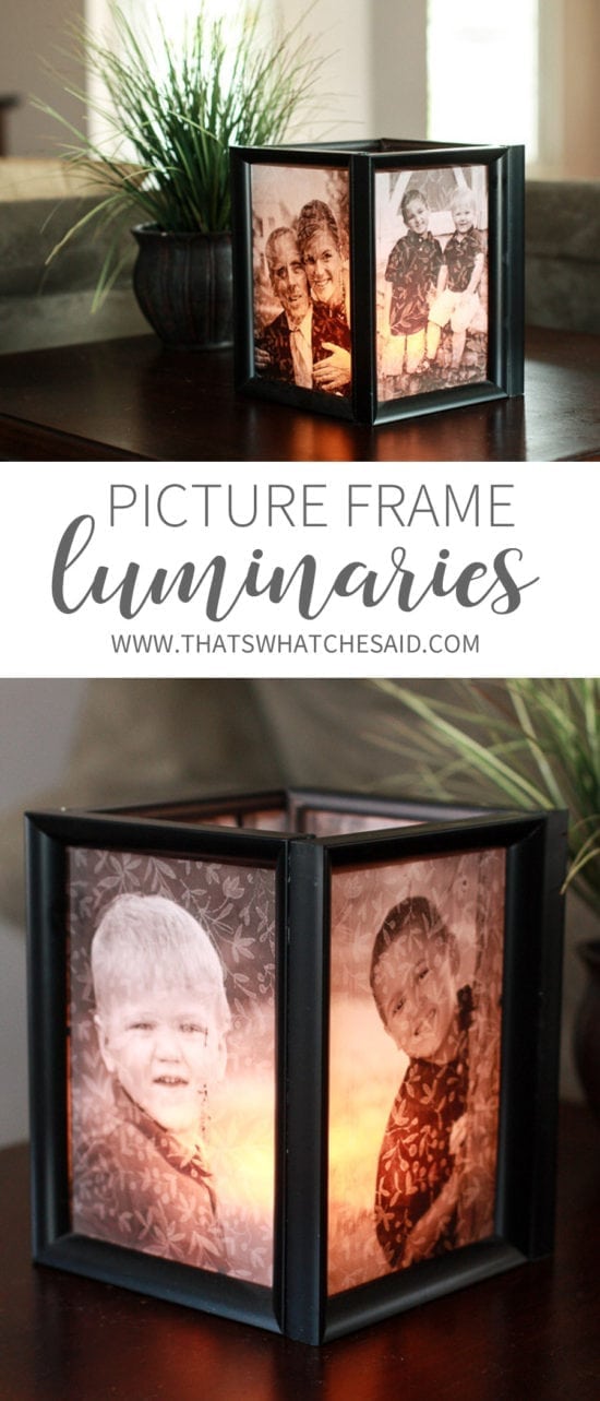 diy photo luminaries