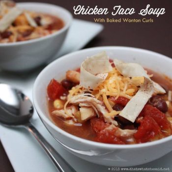 Crock Pot Chicken Taco Soup – That's What Che Said...