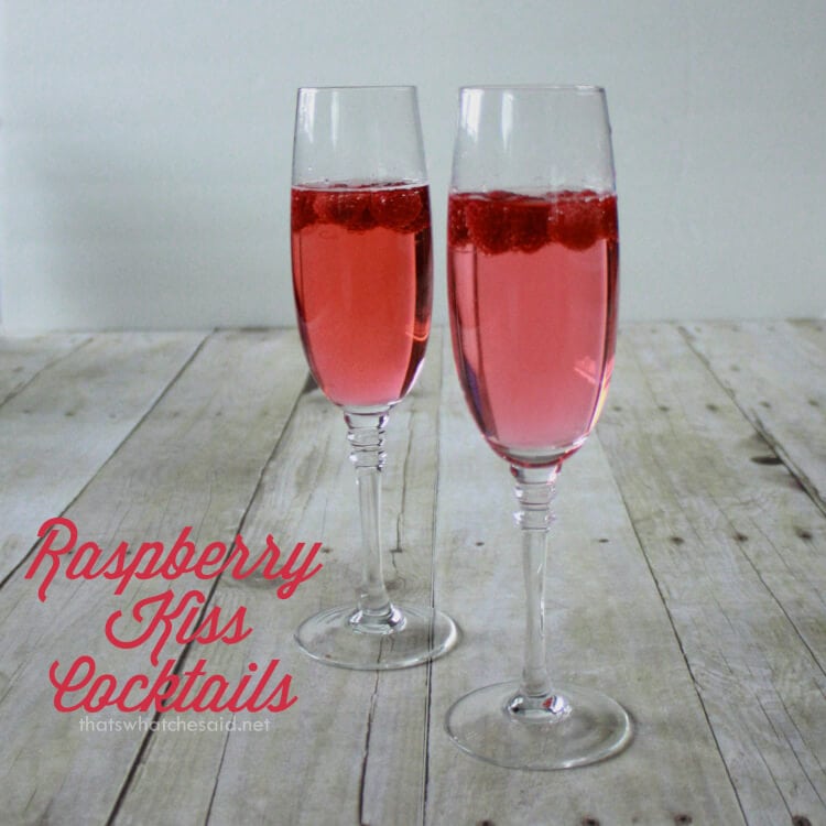 Raspberry Kiss Vodka Cocktail