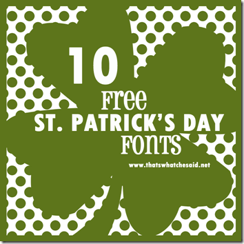 10 Free St. Patrick's Day Fonts