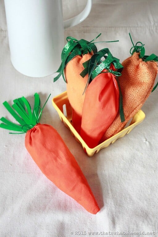 Easter Carrot Treat Bags