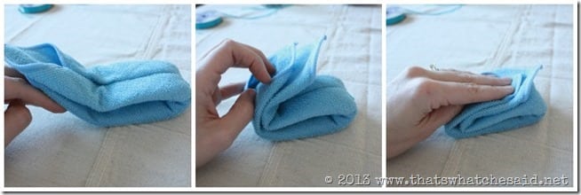 How to Make a Washcloth Boo-Boo Bunny