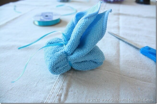 How to Make a Washcloth Boo-Boo Bunny