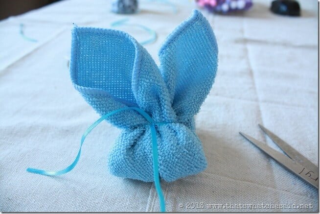 How to Make a Washcloth Boo-Boo Bunny