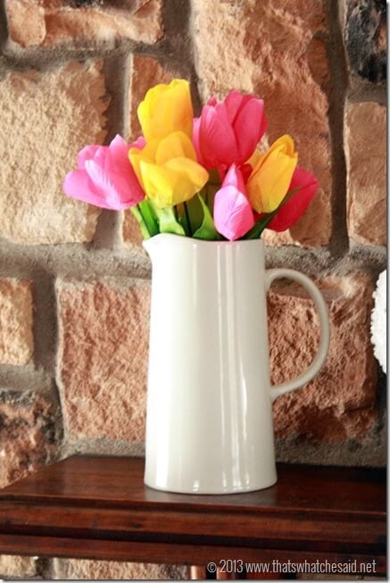 Pitcher of Tulips