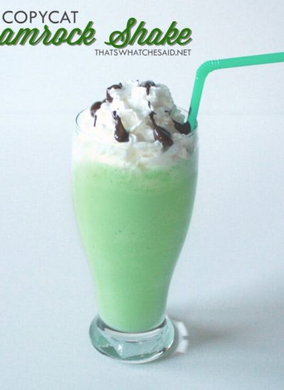 copycat Shamrock Shake