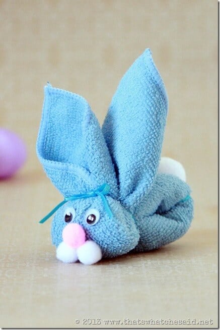 Washcloth Bunny Tutorial