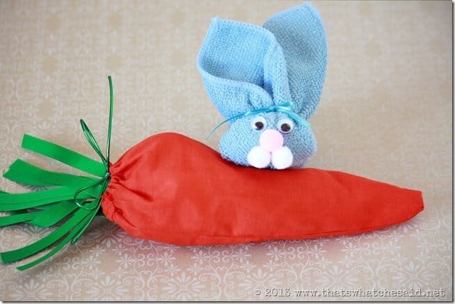 Washcloth Bunny Tutorial