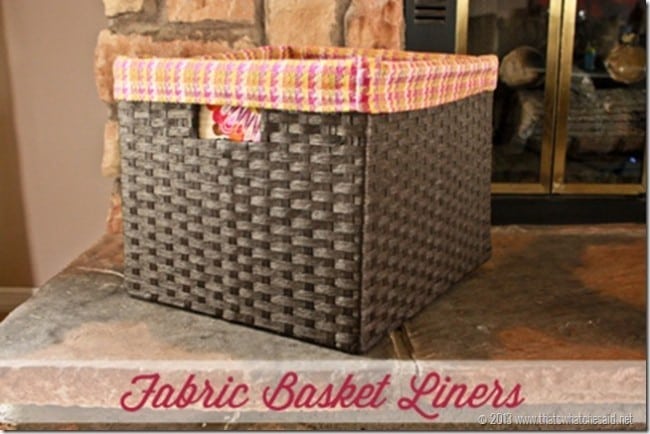 Fabric Basket Liners