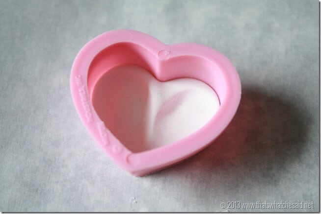 Showing how it looks when you make the cookie cutter punch