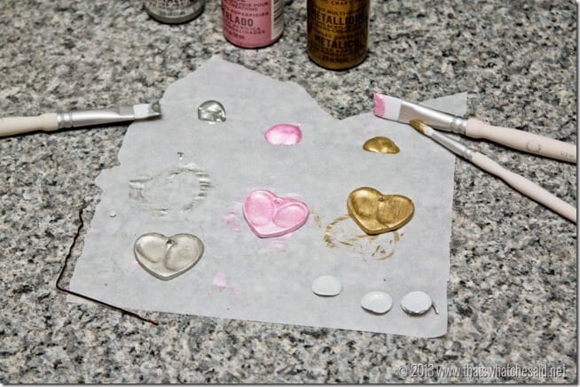 Easy DIY Heart Thumbprint Charms at www.thatswhatchesaid.com