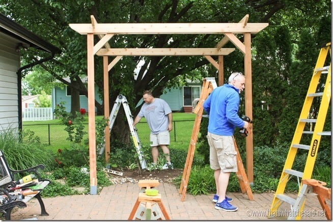 Completing the Square of the pergola