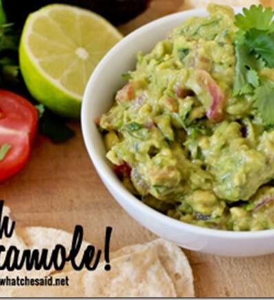 SSecret Ingredient Guacamole Recipe