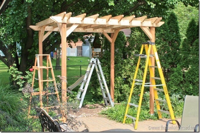 Pergola Project Cross Beams at thatswhatchesaid.net